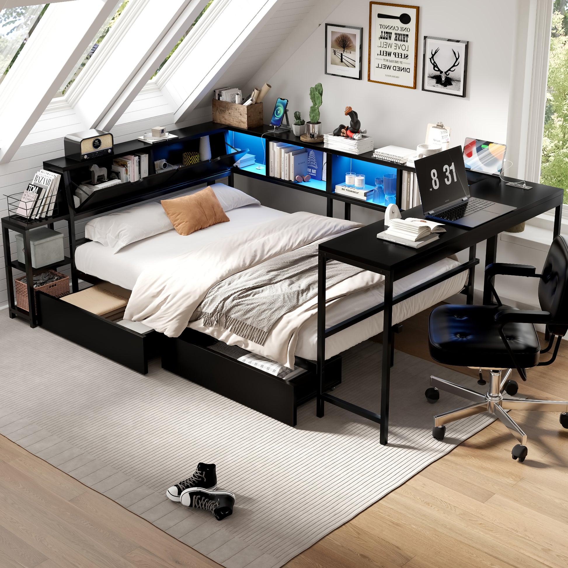 twin,black