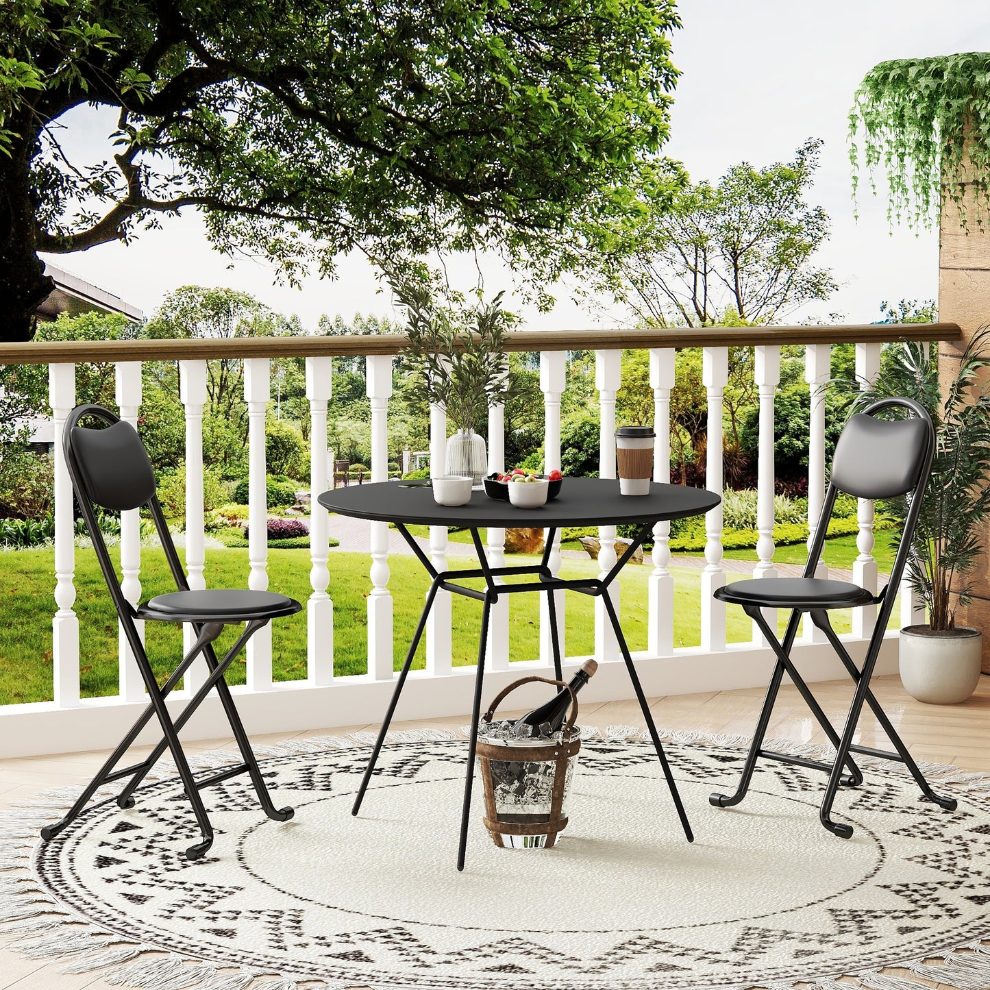 2pcs Folding Stool with Back, Cushioned Padded Folding Stool, Portable Folding Chairs for Outdoor Indoor Kitchen Shop Cafe