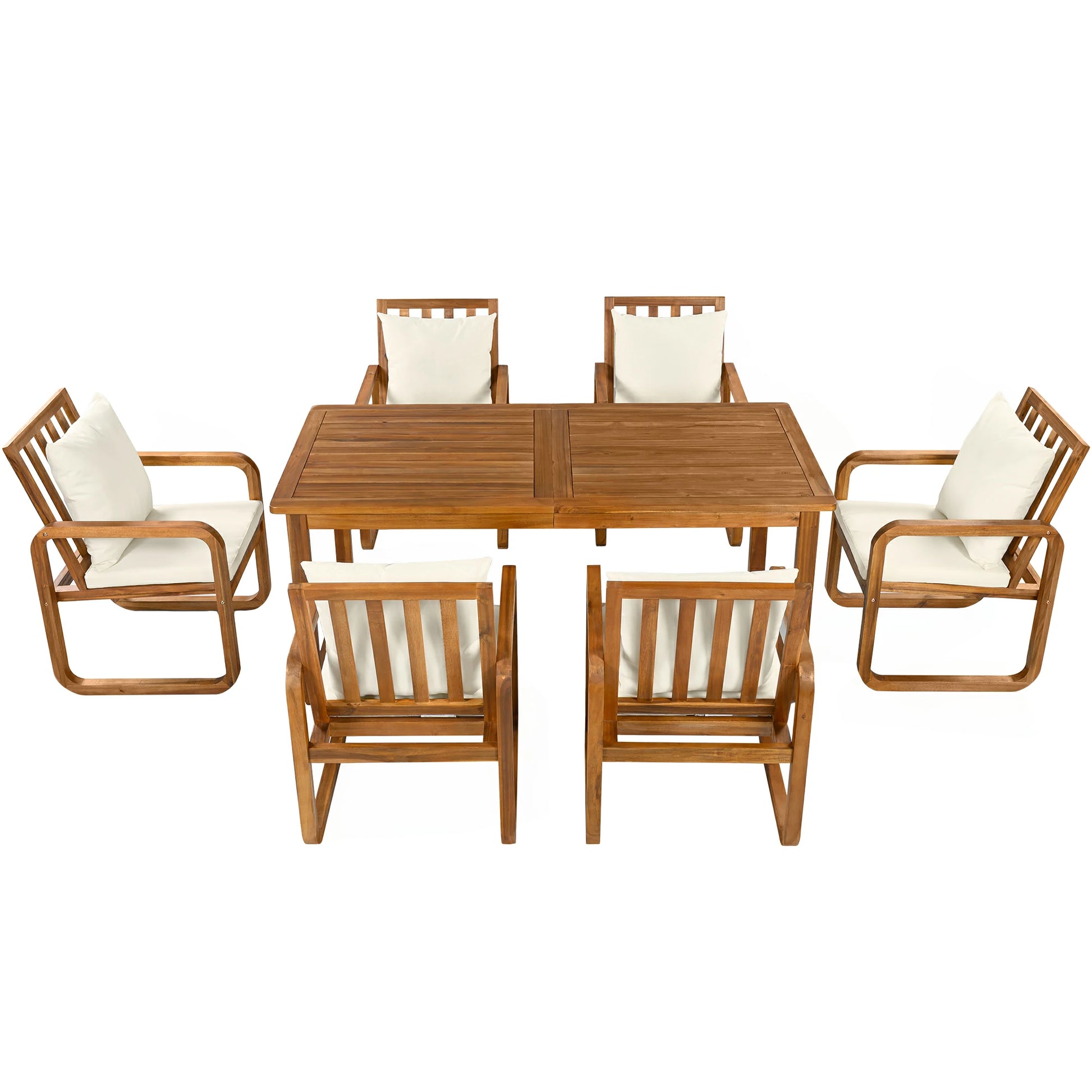 7-piecepatiodiningsetwithacaciawoodtableandsixcushionedchairs_spaciousoutdoorfurnituresetperfectforbackyarddiningandfamilygatherings._93247602-d91a-457a-b172-95518b1de0ba