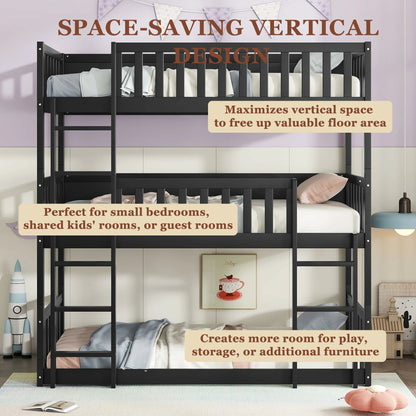 Black_triple_bunk_bed_with_space-saving_vertical_design