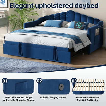 Multi-functionalupholstereddaybedthateasilytransformsfromsofatobed_idealforsmallapartmentsandguestrooms.