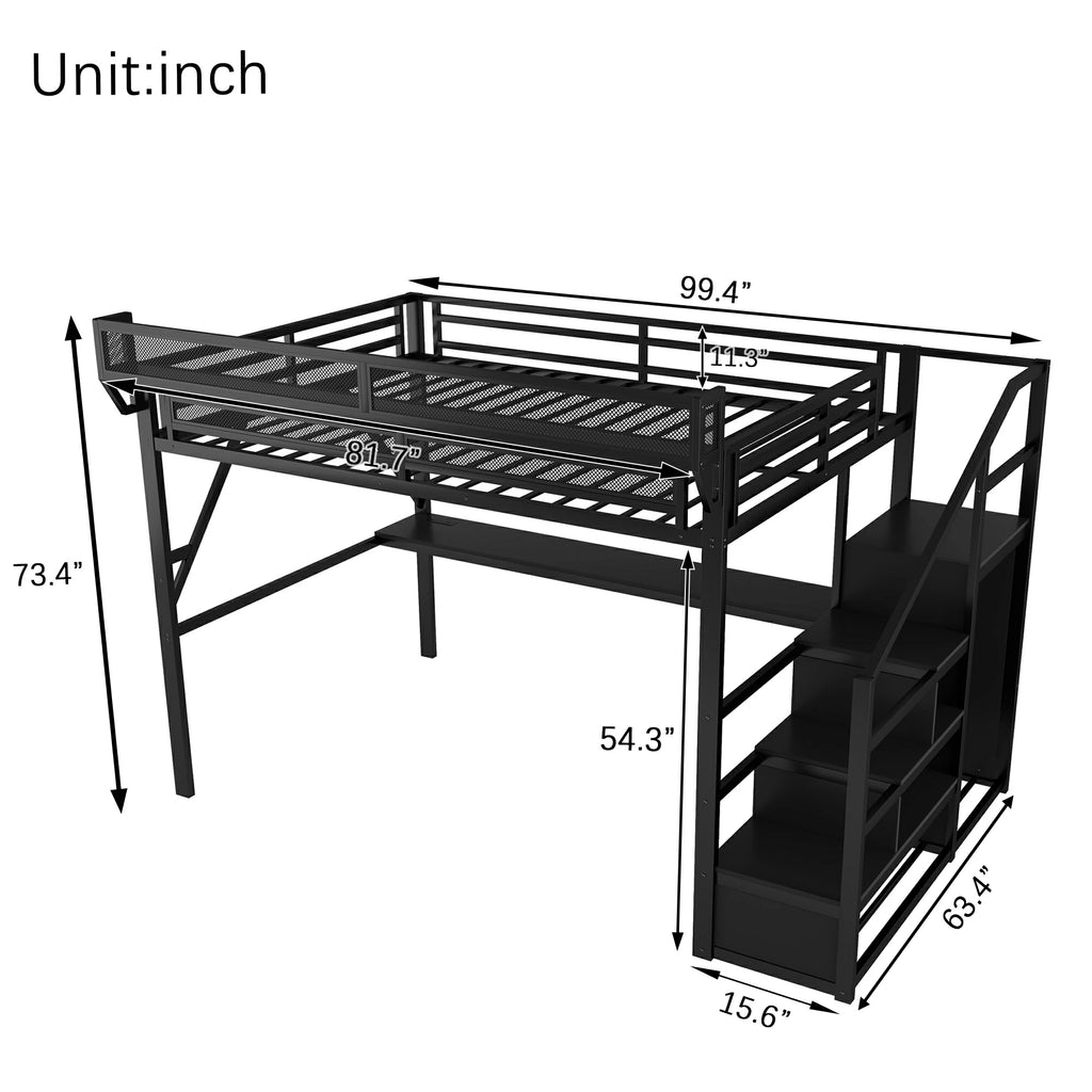 Queenloftbeddimensionswithdeskandstoragestairs_detailedsizelayoutforbedroomspaceplanning.