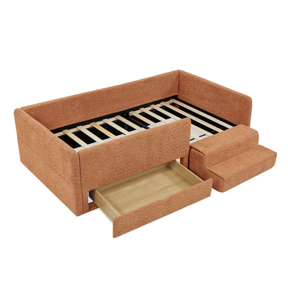 Sturdyconstructionwithreinforcedslatsandpaddedsiderails_ensuringdurabilityandsafesupport.