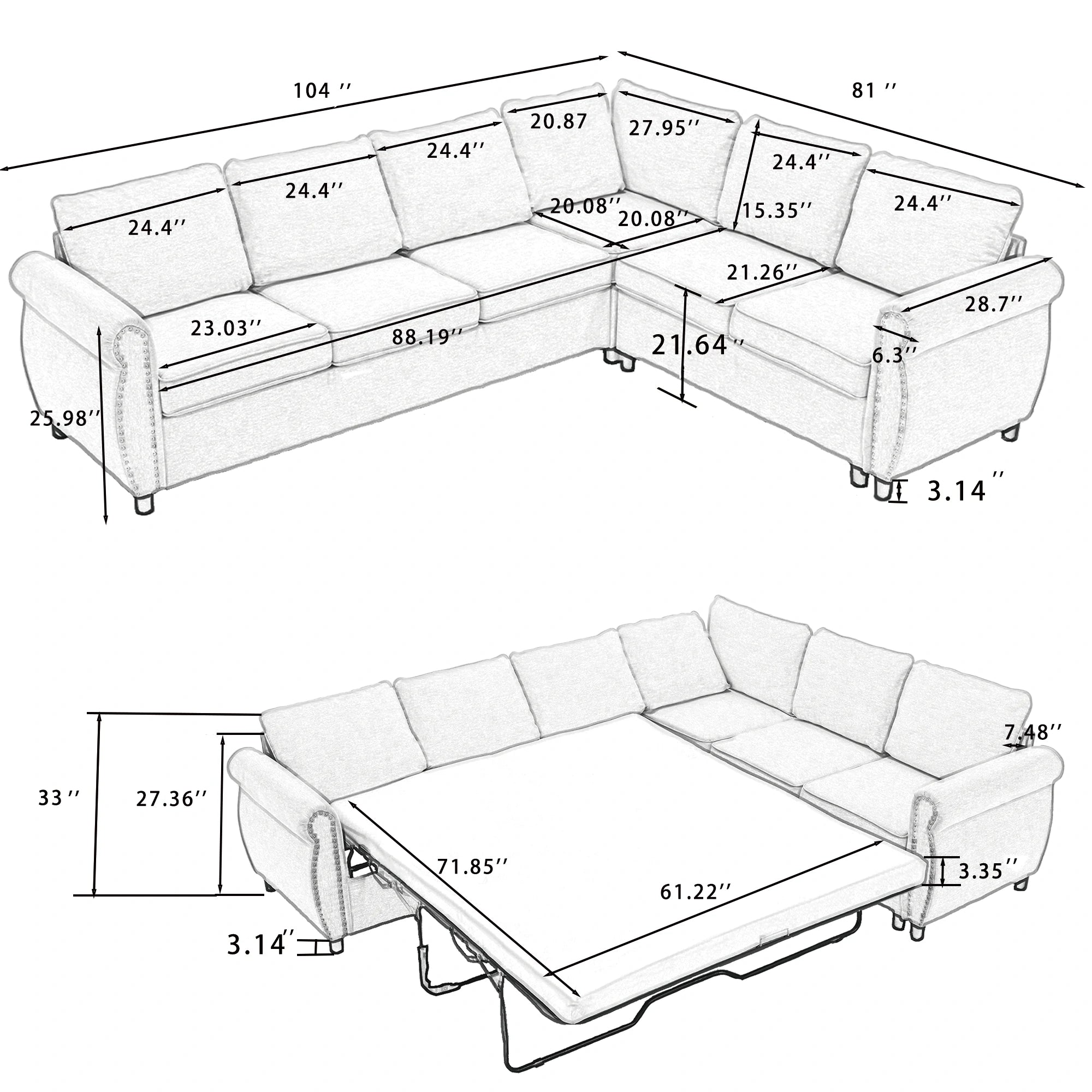 beige-l-shaped-sectional-sleeper-sofa-pull-out-bed-dimensions.