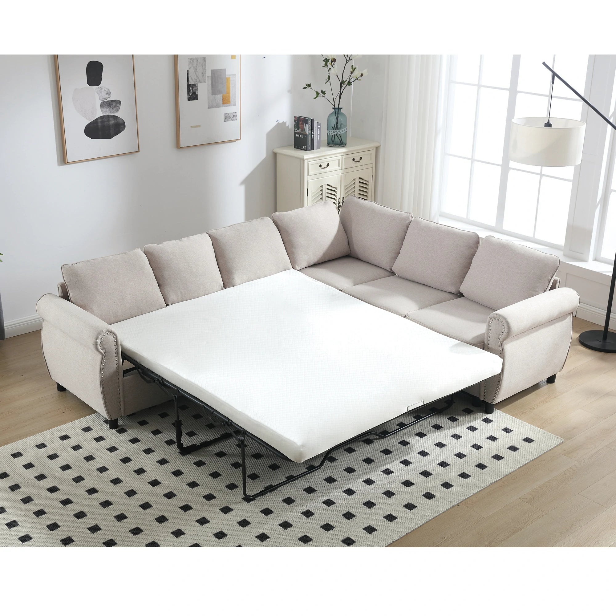 beige-l-shaped-sectional-sleeper-sofa-pull-out-bed-modern-living-room