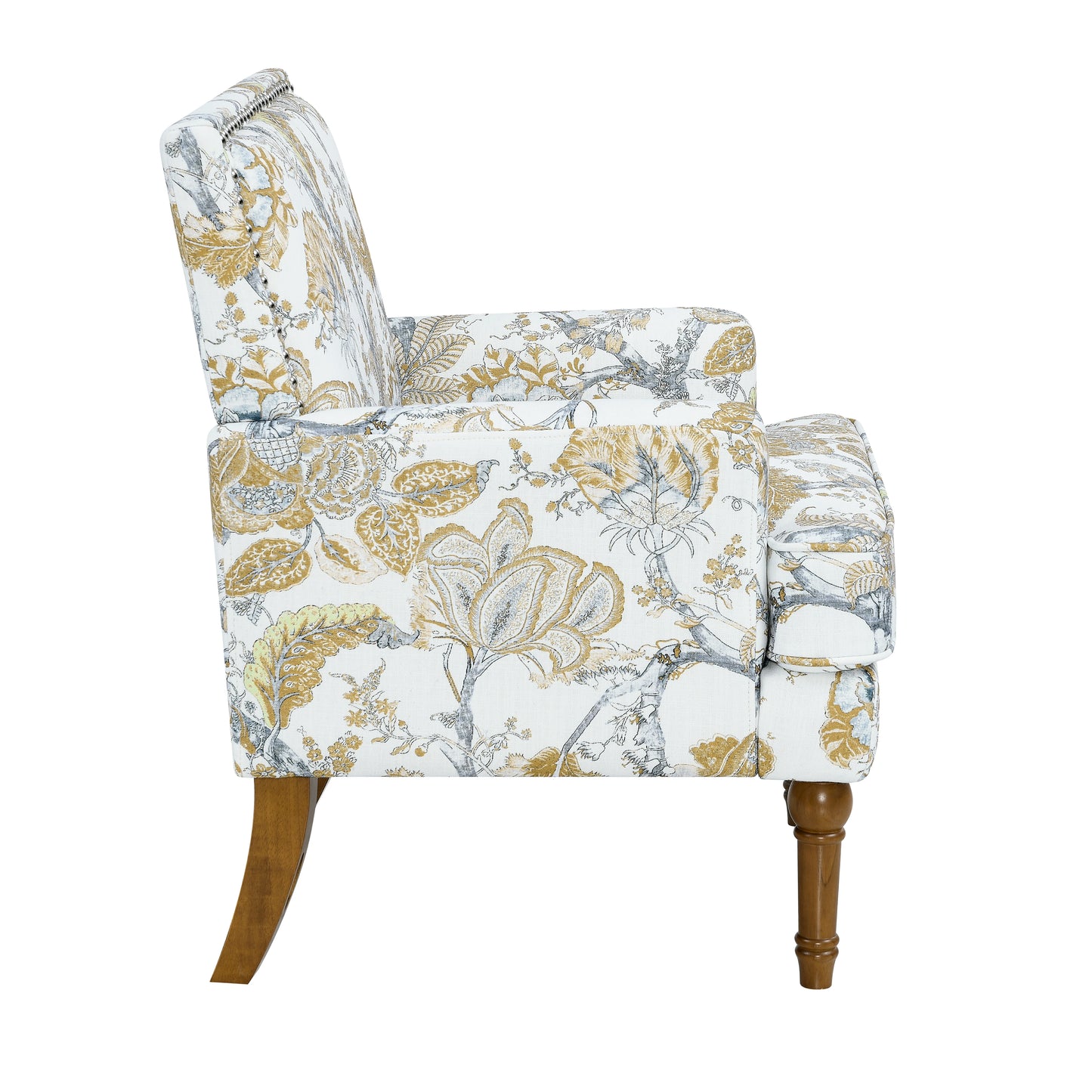 blue-gold-floral-armchair-nailhead-trim-solid-wood-legs-detai