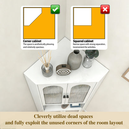 cornercabinetinteriorstorageadjustableshelvesopendisplay
