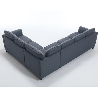 dark-blue-l-shaped-sectional-sofa-back-view-white-background