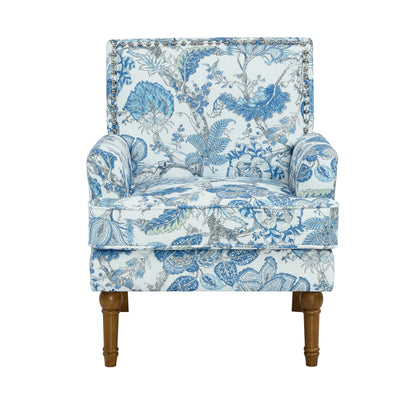 elegant-blue-white-floral-accent-chair-front-view.