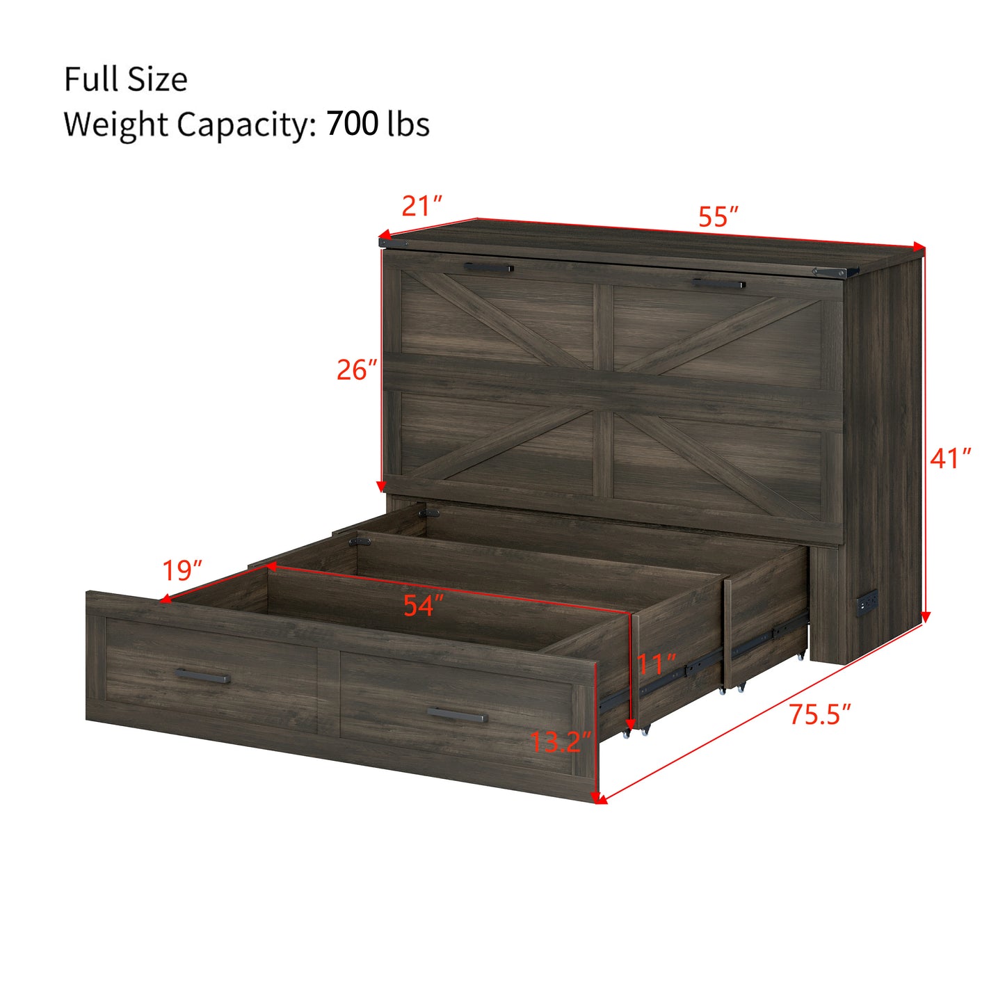 fullsizestoragebeddimensionsfarmhousebedsizechartwithdrawersandheadboard