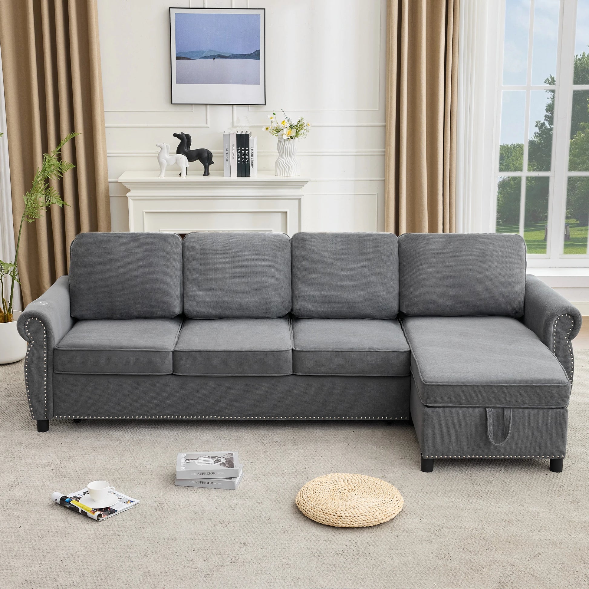 gray-chaise-sectional-sofa-modern-living-room