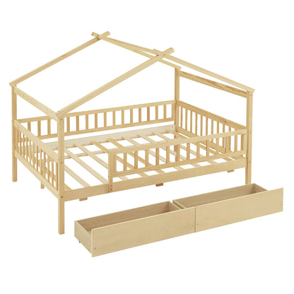 house-bed-with-under-bed-storage-drawers-pulled-out