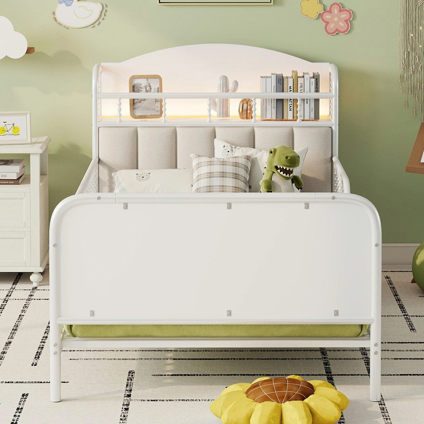 kids-twin-bed-front-view-led-headboard