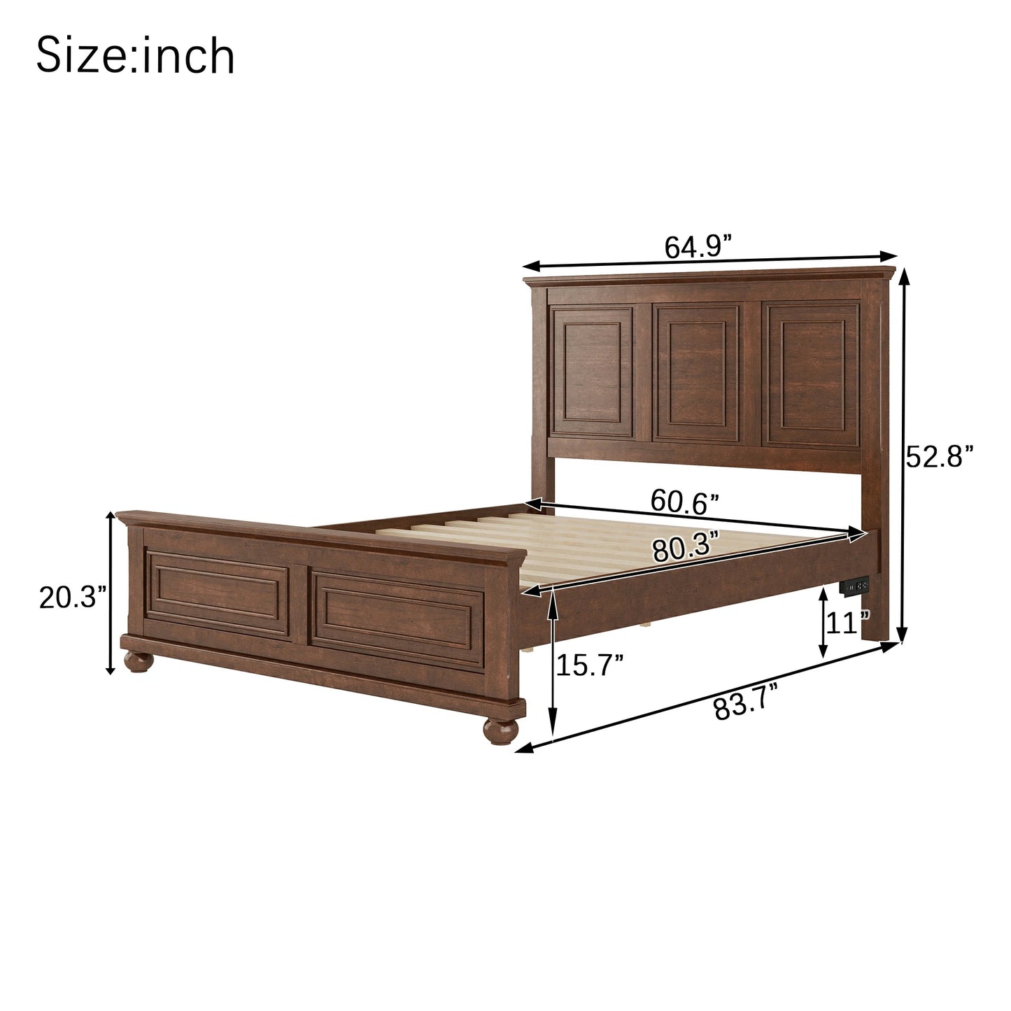queen-solid-wood-bed-dimension-specs-inch-measurement-diagram