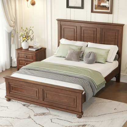 traditional-american-queen-wood-bed-with-nightstand-bedroom-layout