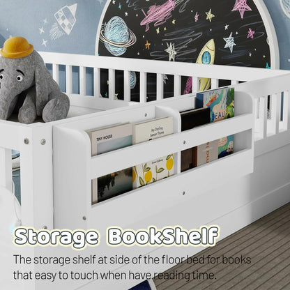 twin-floor-bed-wide-entrance-high-guardrails-safety-for-toddlers