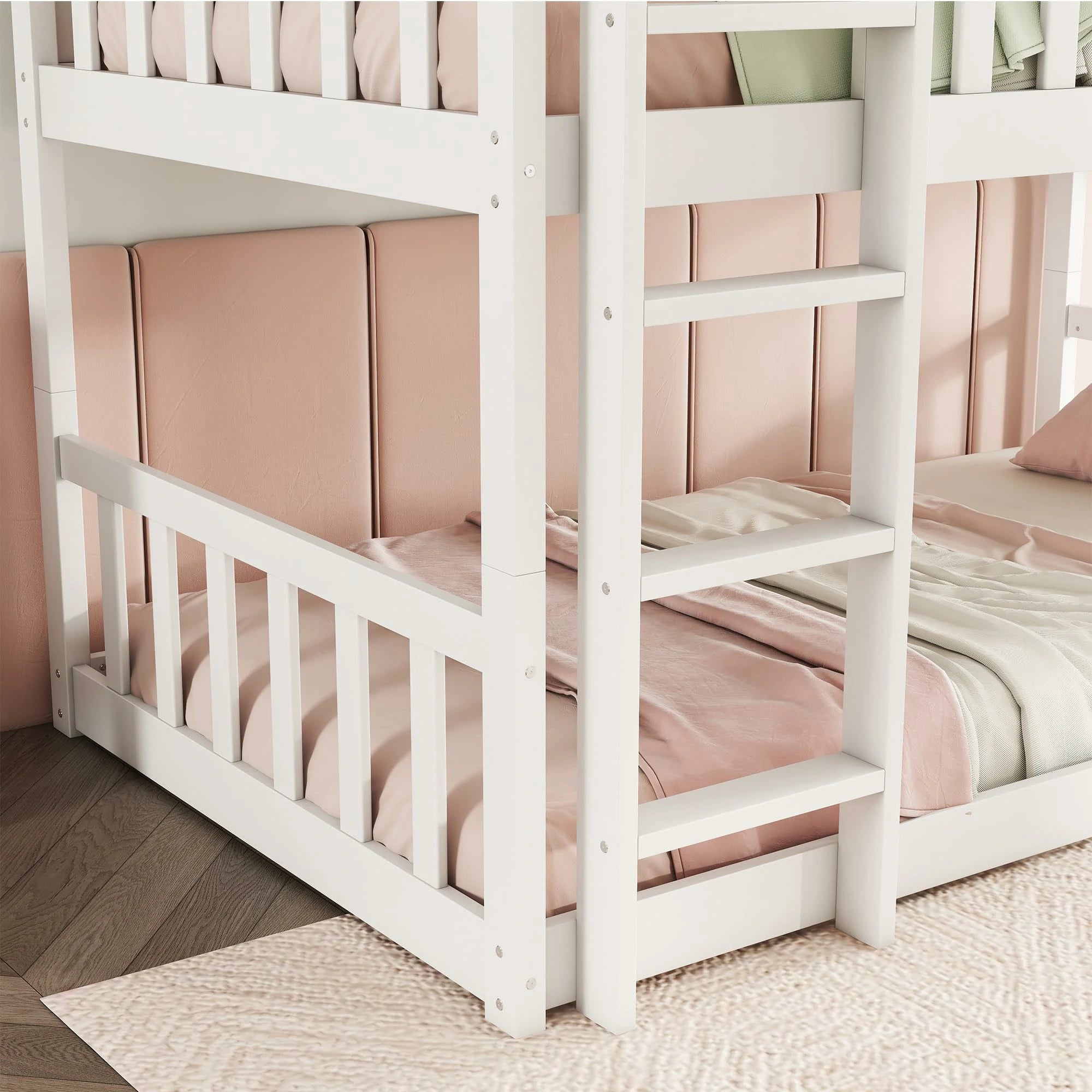 white-triple-bunk-bed-close-up-with-ladder-and-guardrails.