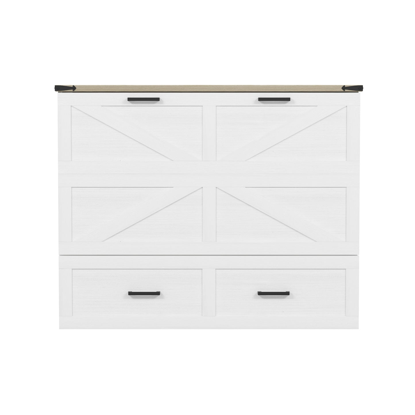 whitefarmhousecabinetbedclosedfrontviewmodernwoodstoragebedcabinet